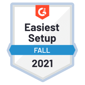 2021年秋 G2「最も簡単なセットアップ」受賞