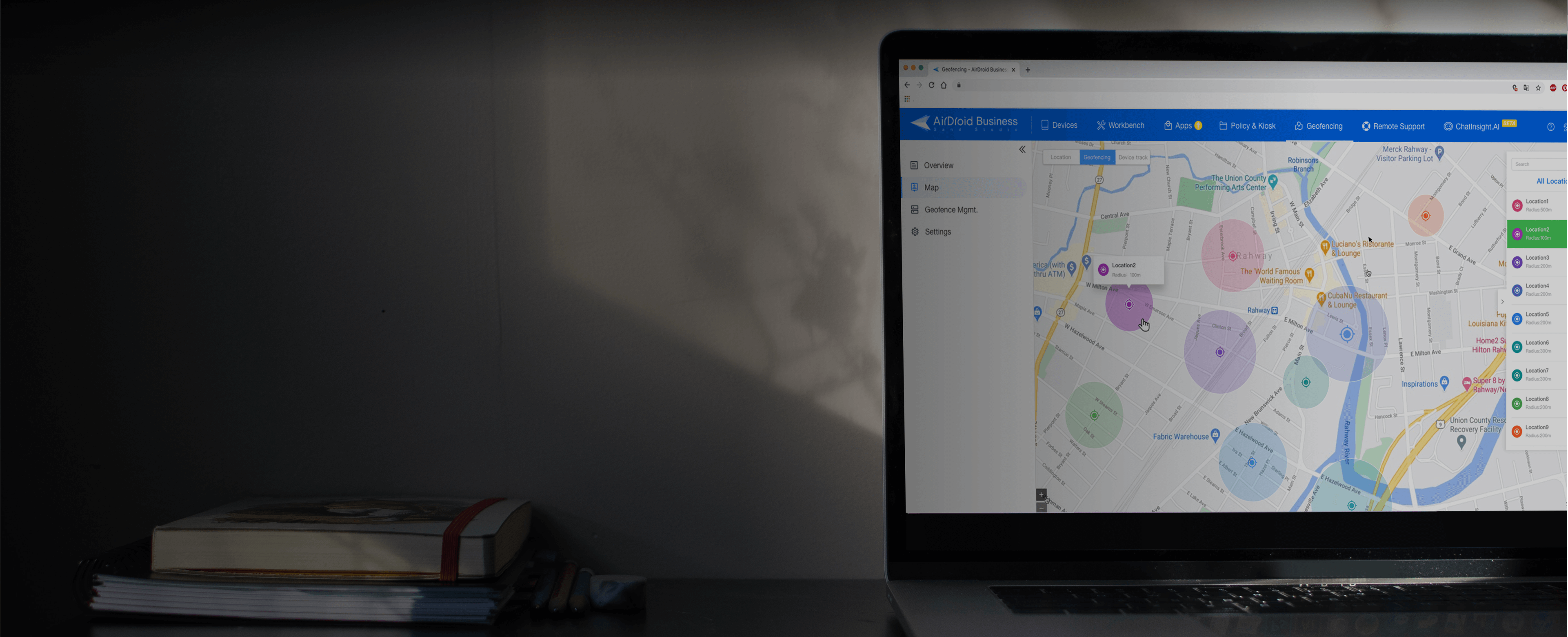 Software MDM para geocercas