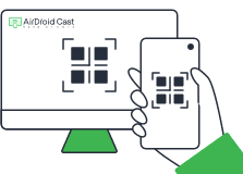 AirDroid Cast mirroring screen step 2- connect device