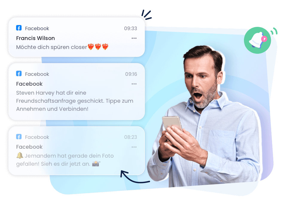 Facebook-Benachrichtigungen Synchronisieren