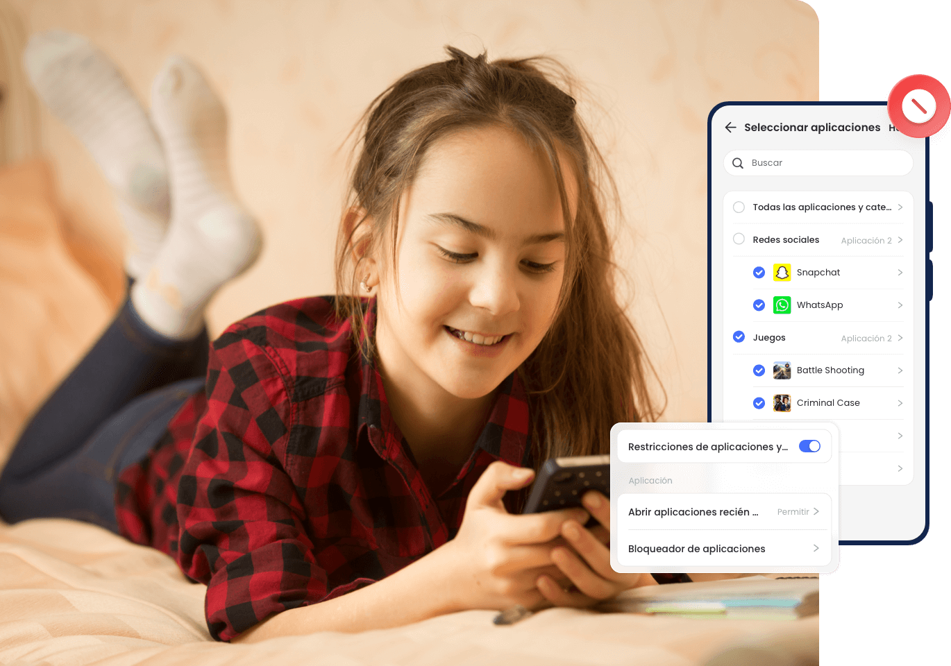 Bloqueador y administración de aplicaciones