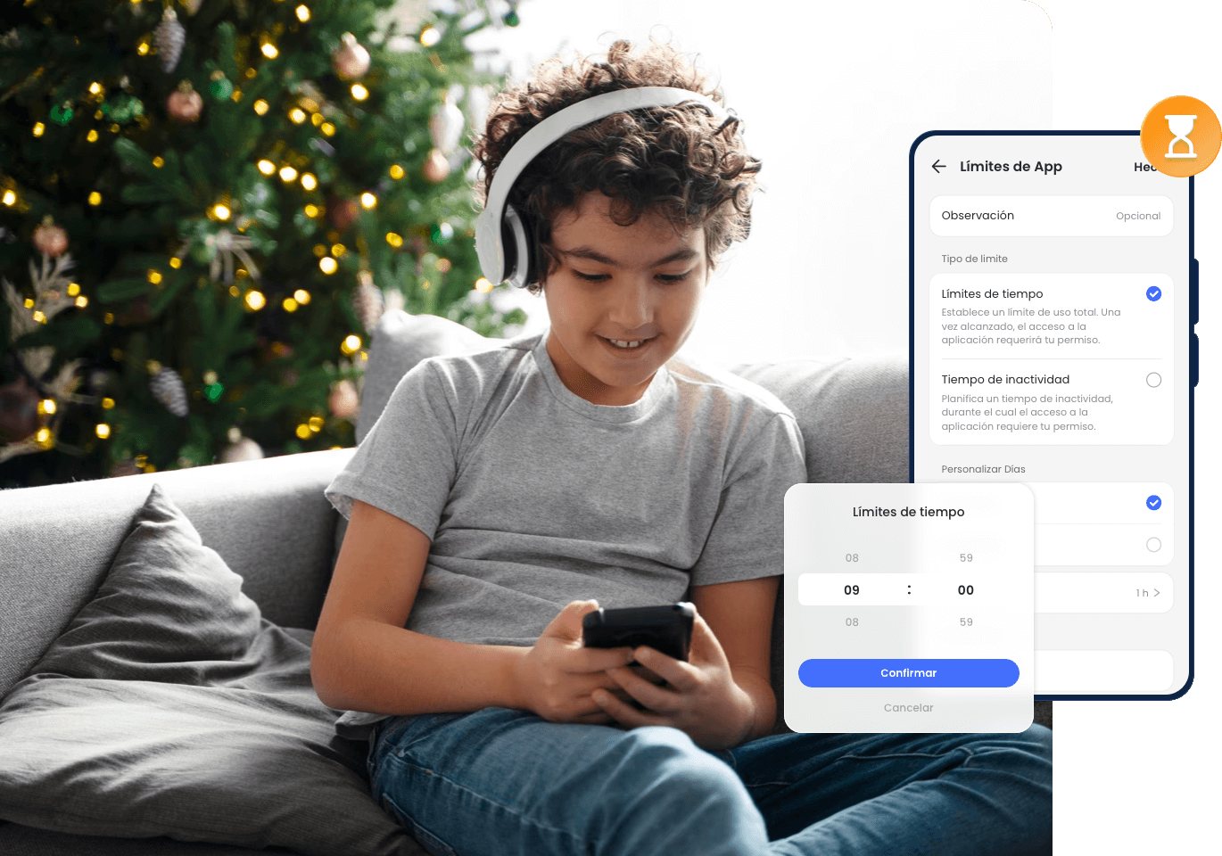 Establecer límites diarios