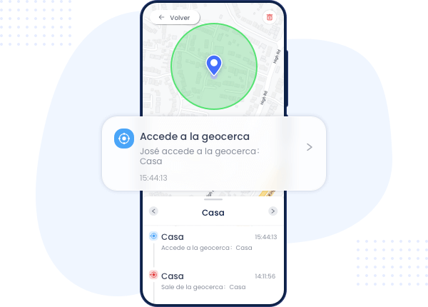Tranquilízate estableciendo geocercas seguras