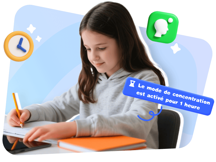 Activez le mode concentration et restez sans distraction