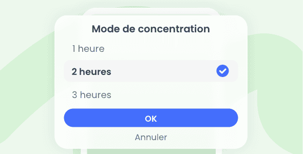 01Un seul clic pour démarrer