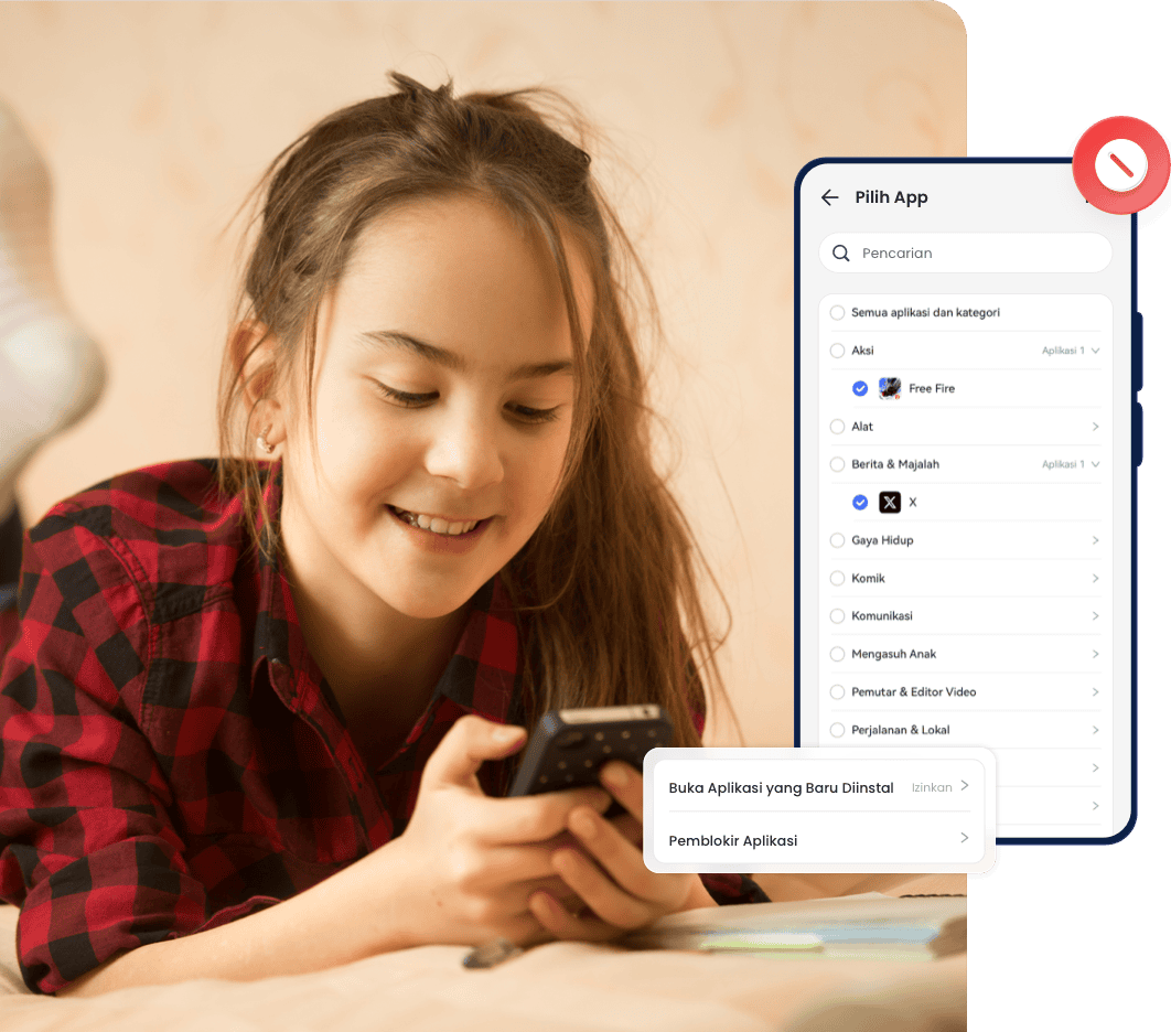 Pemblokir & Manajemen Aplikasi