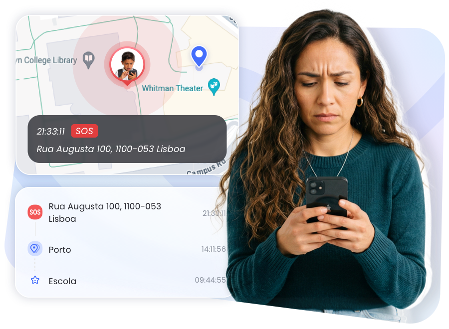 Receba a localização em tempo real
