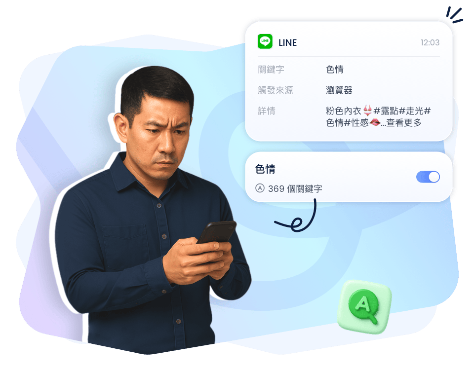 追蹤敏感關鍵字