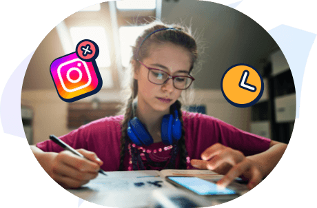 Eine Instagram-Sucht kann Jugendliche vom Lernen und anderen gesunden Aktivitäten ablenken.