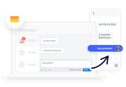 Gestione SMS personali di AirDroid: ricevi e rispondi a distanza ai messaggi di testo 