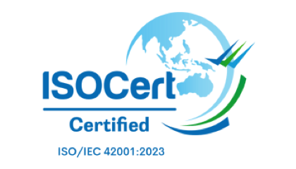ISO/IEC 42001 certification logo